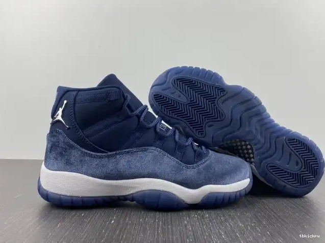 Rep TBK Navy 11 Midnight Air AR0715-441 WMNS Jordan Velvet 0616